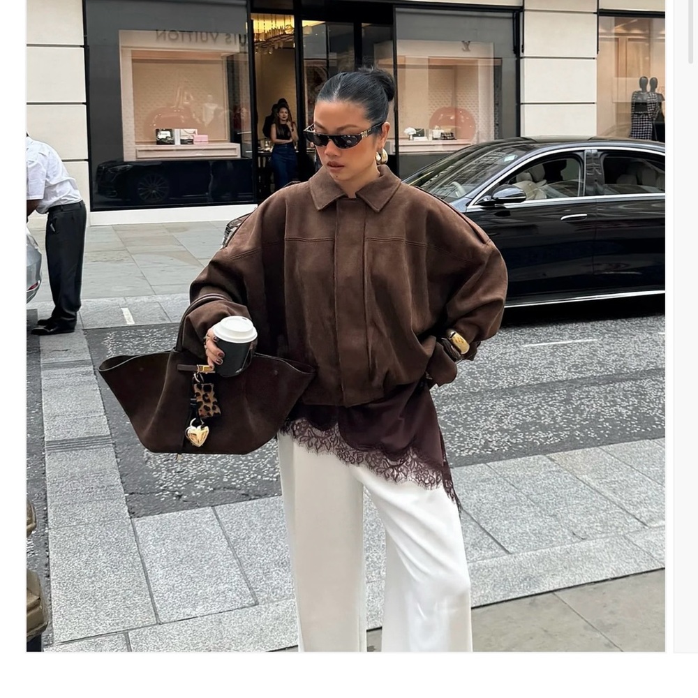 Maven Suede Bomber Jacket